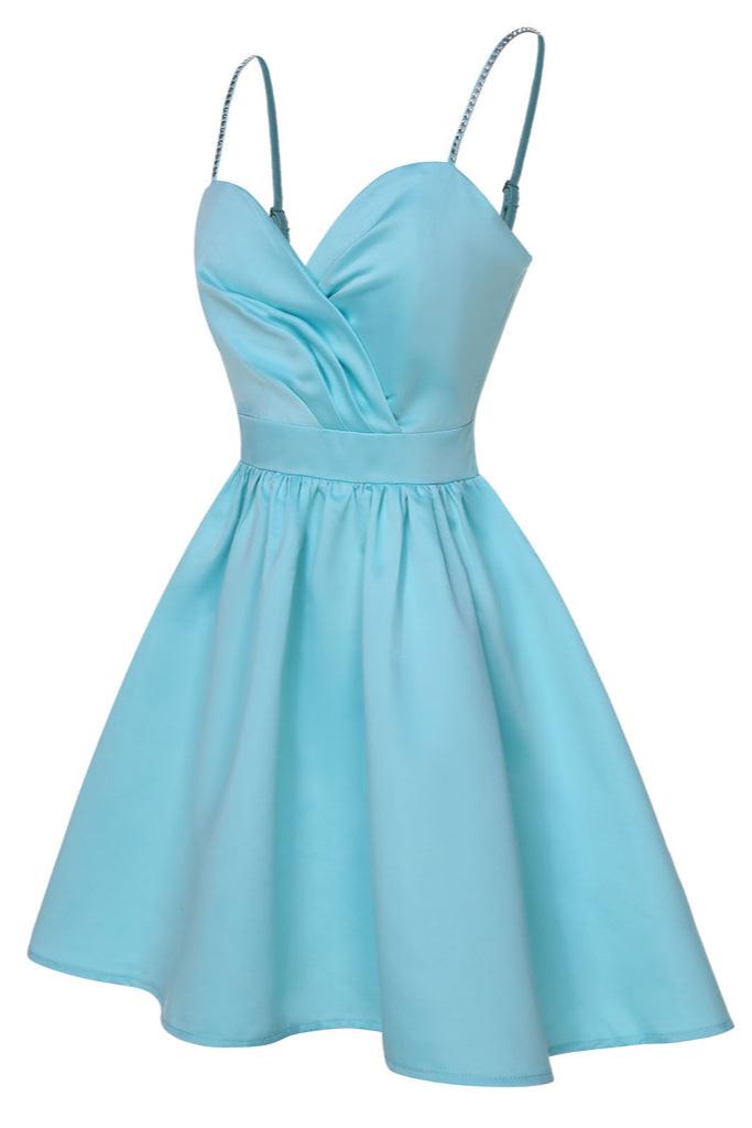 Satin Ruffle Hem Mini Dress Satin Ruffle Hem Mini Dress