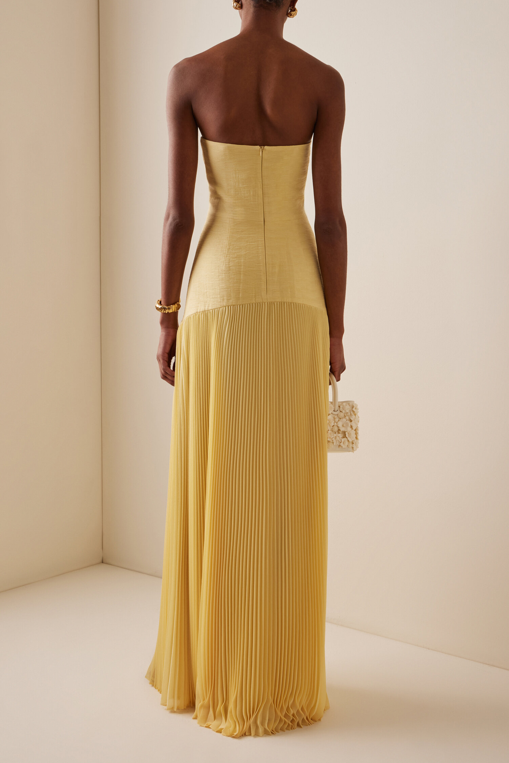 Solid Splicing Off-Shoulder Maxi Dress Solid Splicing Off-Shoulder Maxi Dress