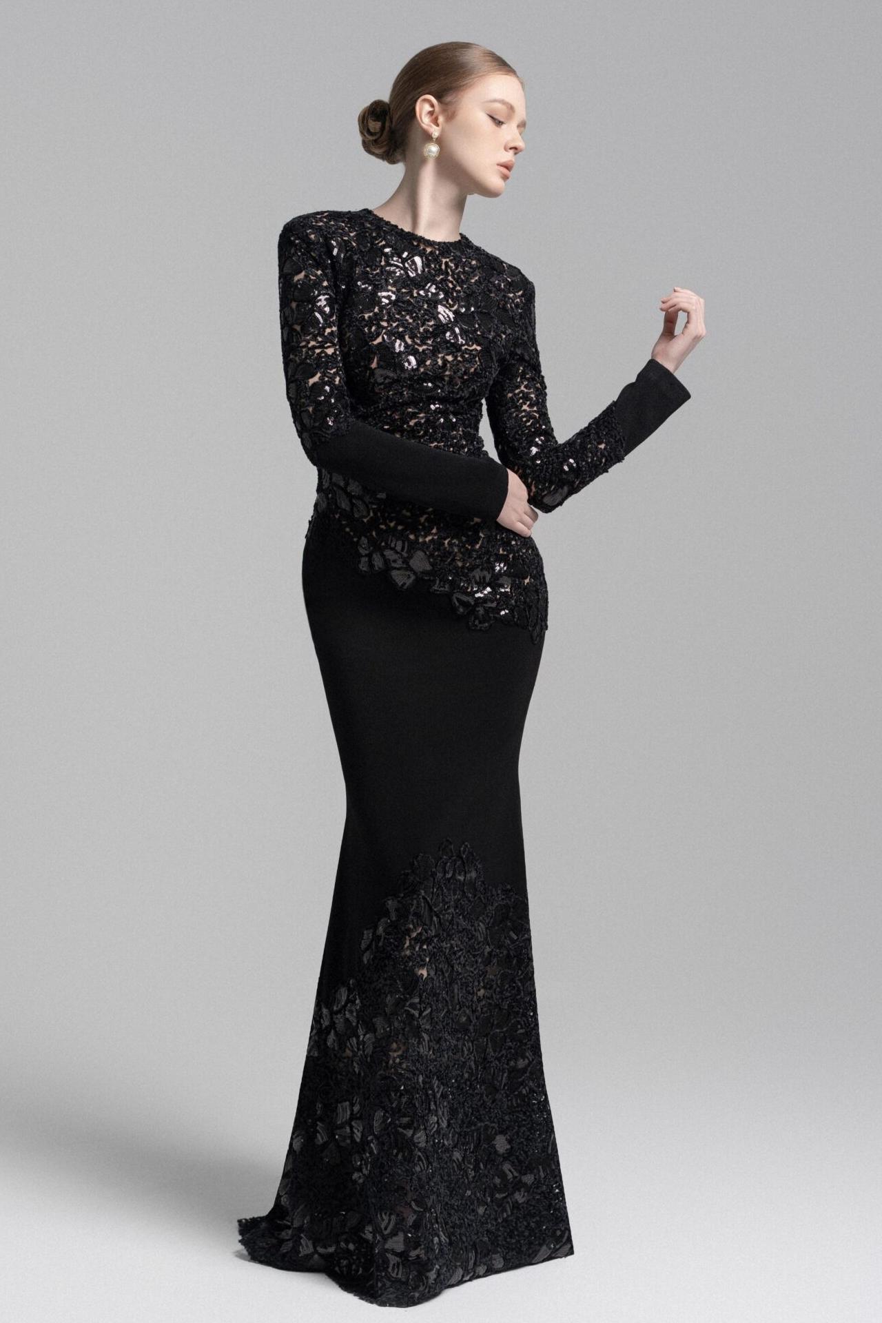 Sequin Splicing Embroidery Long Sleeve Maxi Dress Sequin Splicing Embroidery Long Sleeve Maxi Dress
