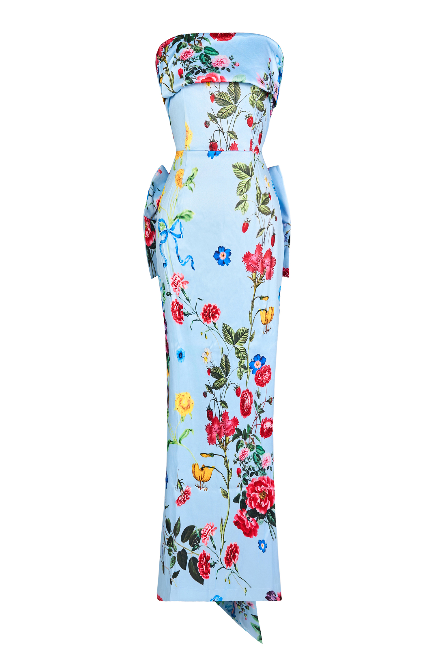 Bow Floral Off-Shoulder Midi Dress Bow Floral Off-Shoulder Midi Dress