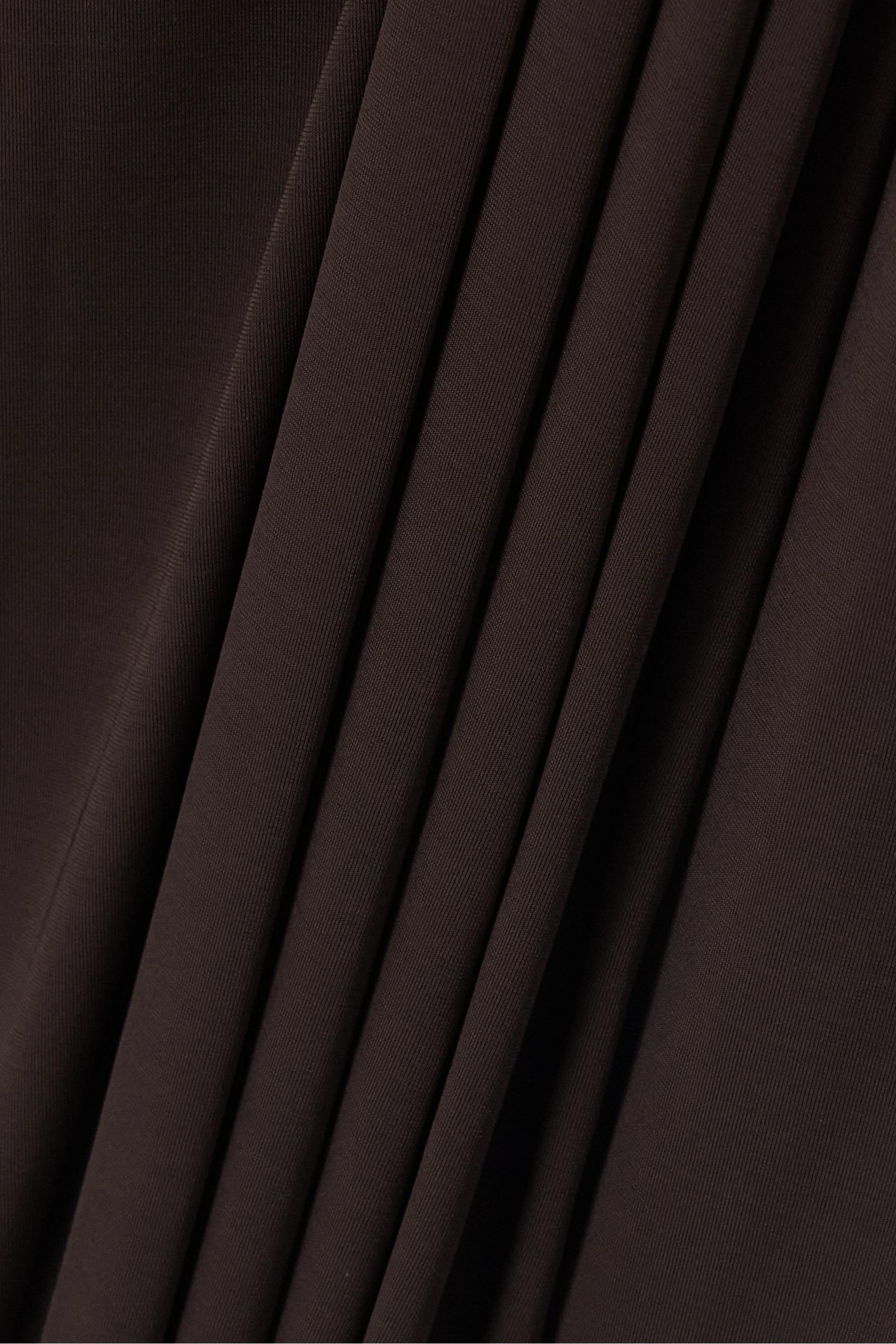Skew Collar Jersey Split Midi Dress Skew Collar Jersey Split Midi Dress