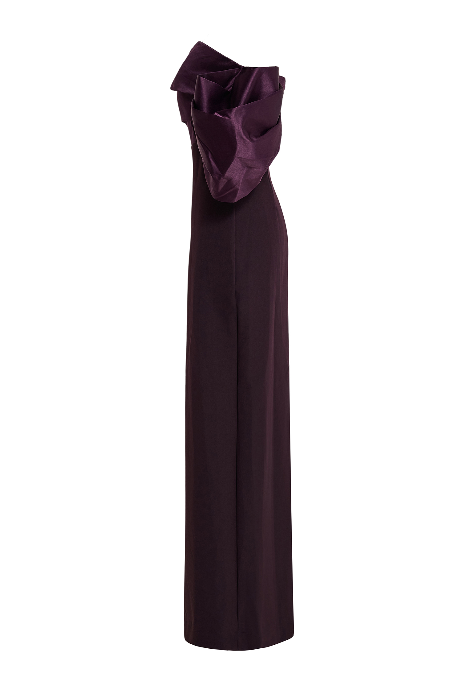 Satin Splicing Off-Shoulder Midi Dress Satin Splicing Off-Shoulder Midi Dress
