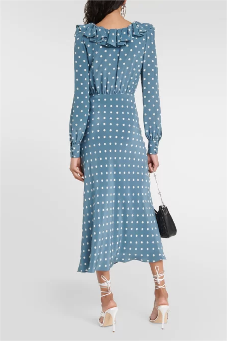 Long Sleeve V-Neck Midi Dress Long Sleeve V-Neck Midi Dress