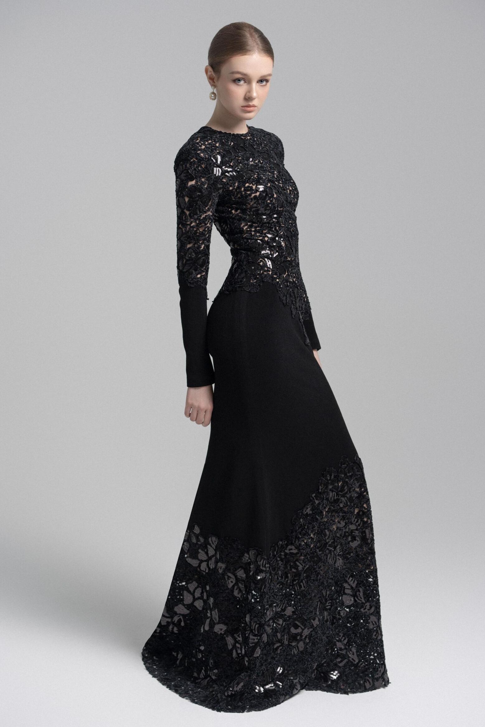 Sequin Splicing Embroidery Long Sleeve Maxi Dress Sequin Splicing Embroidery Long Sleeve Maxi Dress