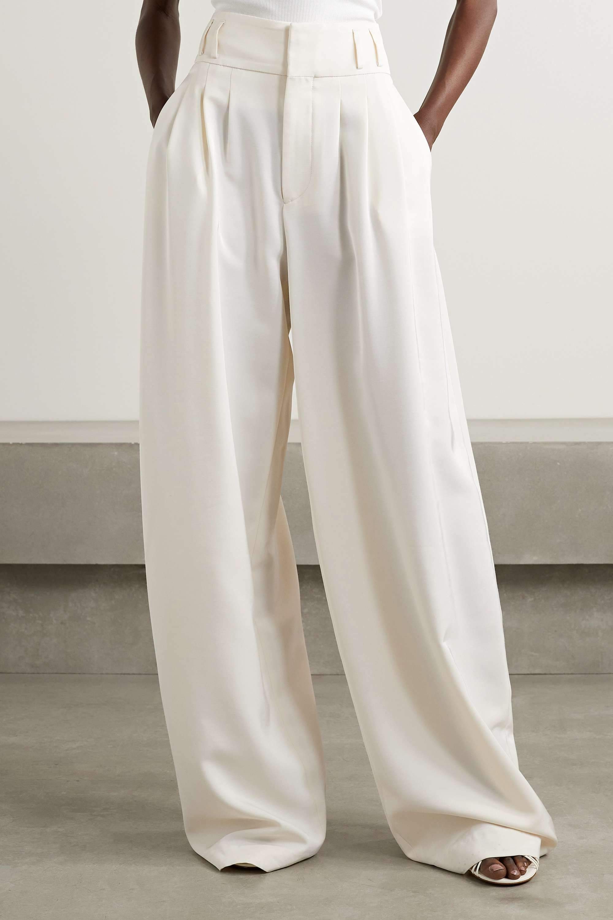 Long Sleeve Off-Shoulder Lace Up Pants Set White Long Sleeve Off-Shoulder Lace Up Pants Set White