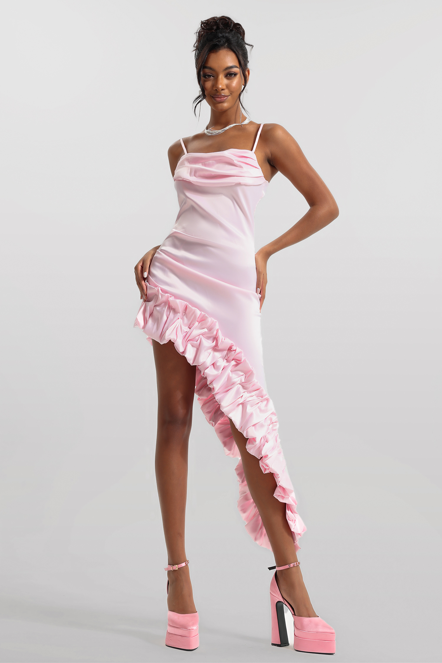 Solid Sleeveless Agaric Lace Midi Dress Solid Sleeveless Agaric Lace Midi Dress