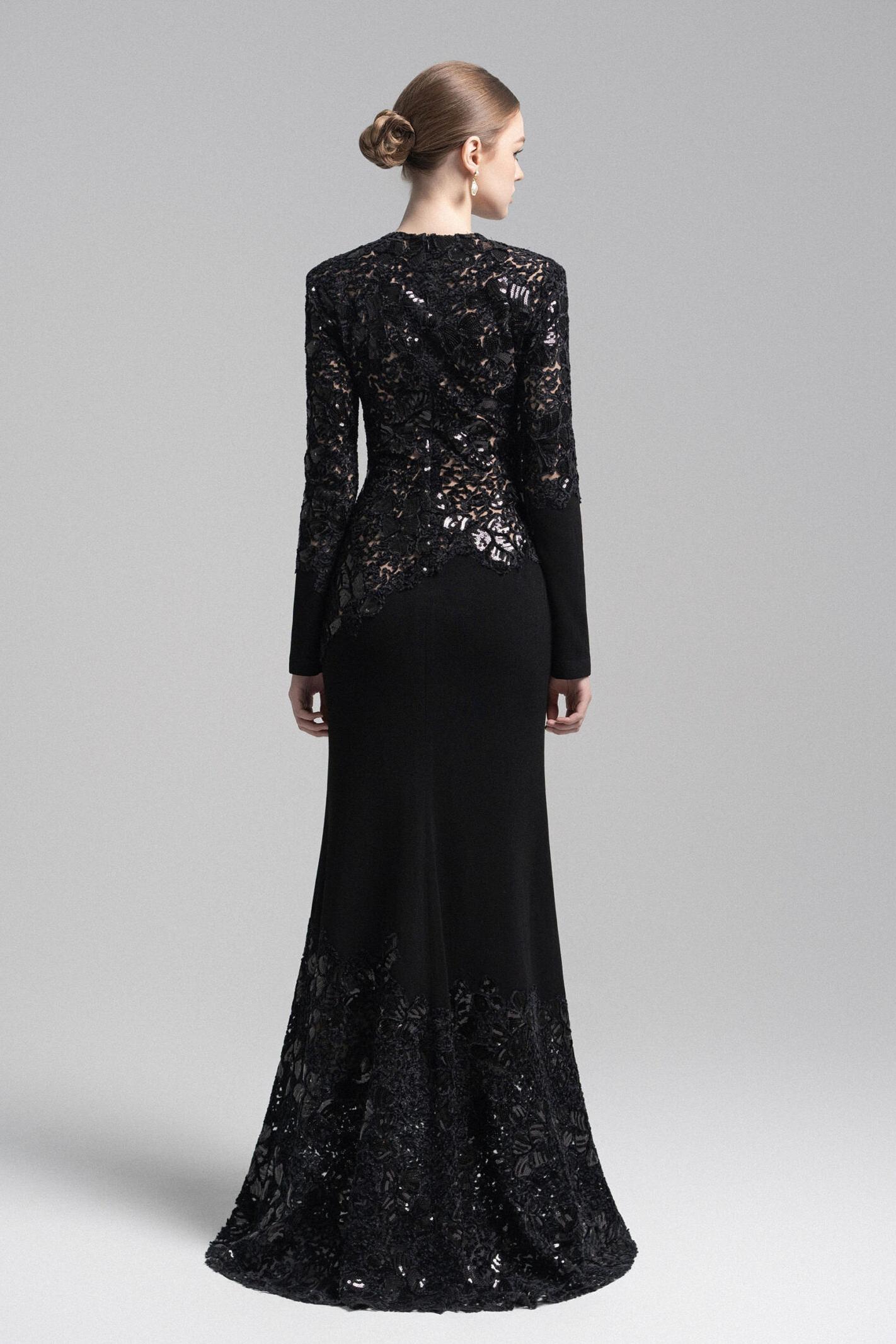 Sequin Splicing Embroidery Long Sleeve Maxi Dress Sequin Splicing Embroidery Long Sleeve Maxi Dress