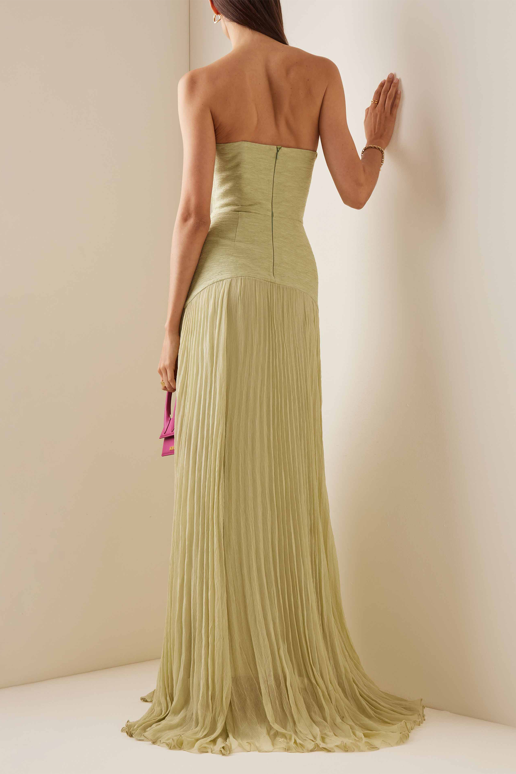Solid Splicing Off-Shoulder Maxi Dress Solid Splicing Off-Shoulder Maxi Dress